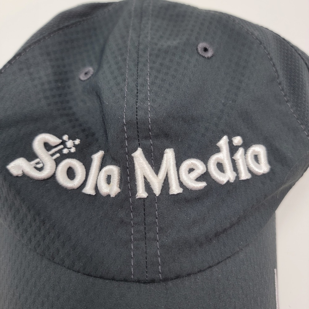 NWT Nike Heritage86 Golf Hat Cap Gray Mesh Dri-Fit Swoosh Embroidered Sola Media - Picture 13 of 14